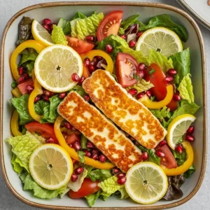 Fresh Flavors: Cypriot Grain Salad with Halloumi Twist