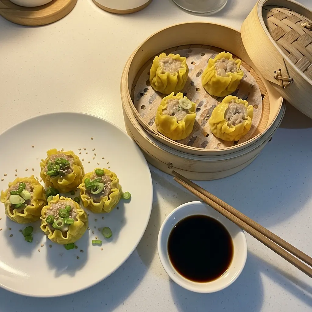 Savory Shumai: The Perfect Chicken & Shrimp Delight