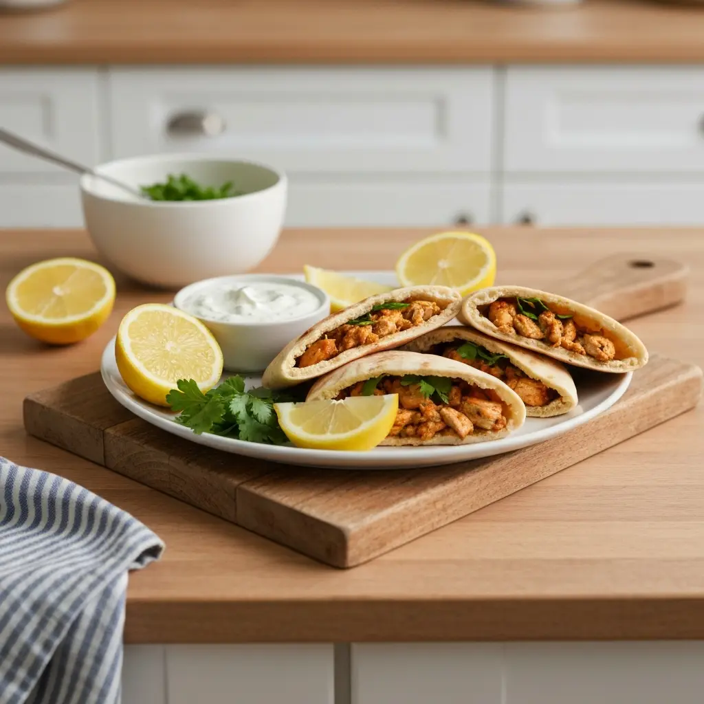 Speedy Chicken Pita Pockets: Tasty Bites in Minute