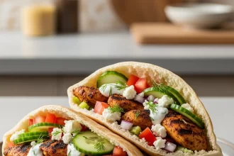 Speedy Chicken Pita Pockets: Tasty Bites in Minute