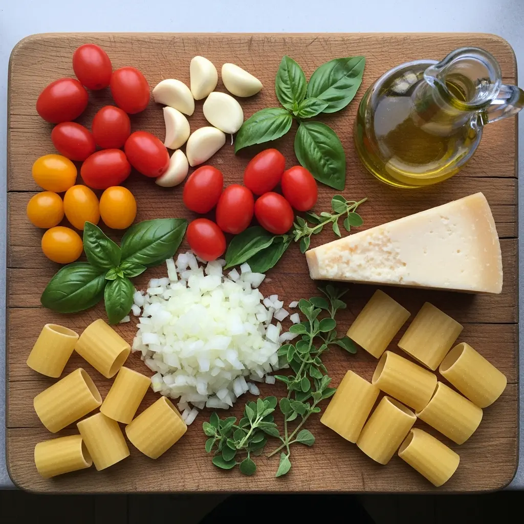 Paccheri Perfection: Crafting Cherry Tomato Sauce Magic