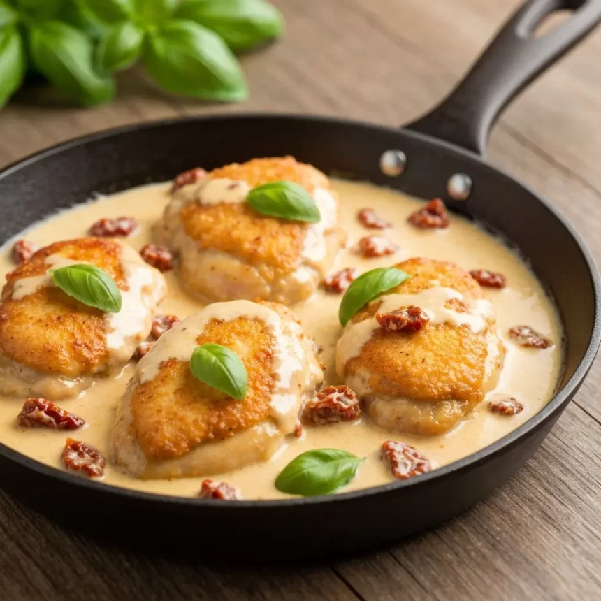 Savor the Flavor: Creamy Sun-Dried Tomato Chicken Skillet