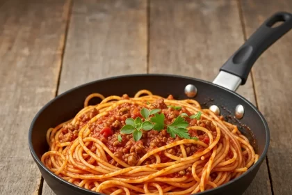 One-Pot Spaghetti with Meat Sauce: Easy, Flavorful Feast