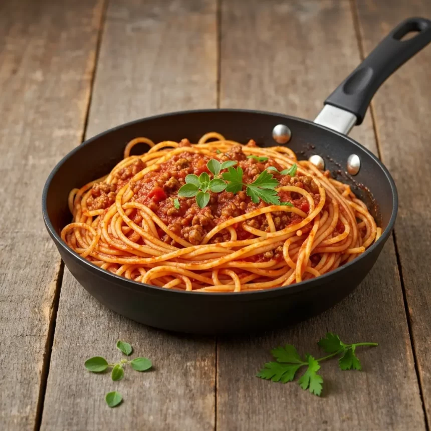 One-Pot Spaghetti with Meat Sauce: Easy, Flavorful Feast