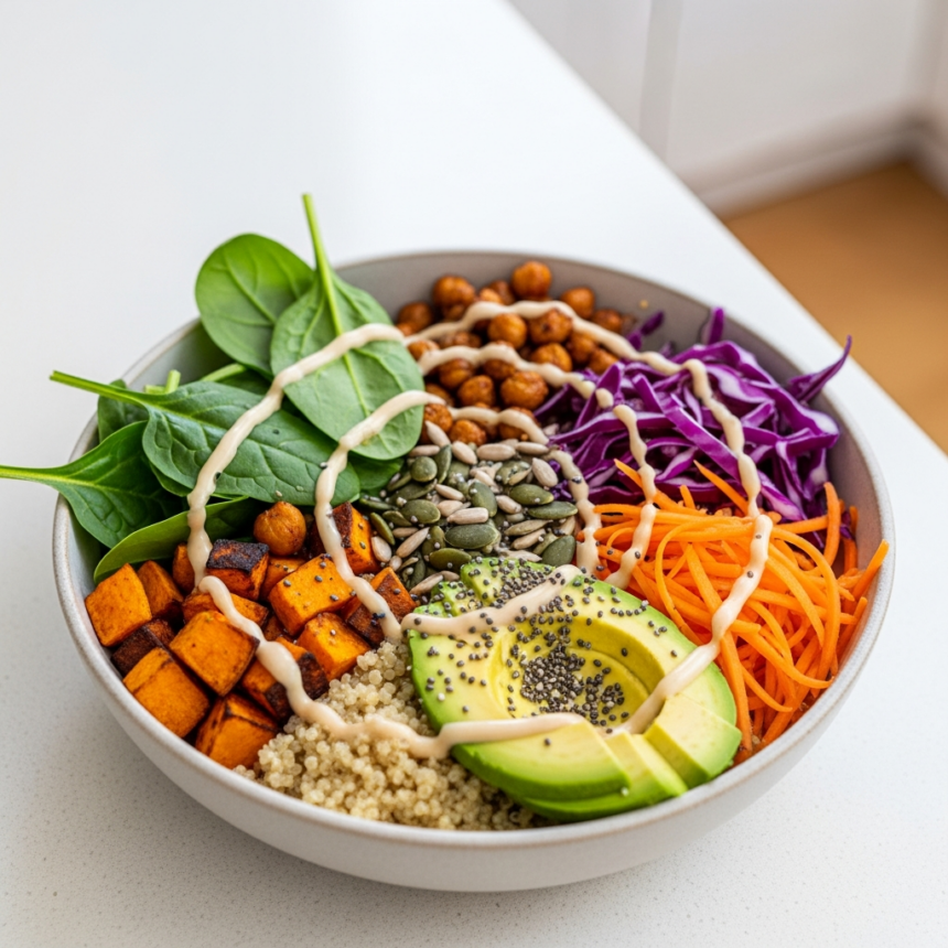 Boost Your Health with Colorful Vegan Superfood Grain Bowls