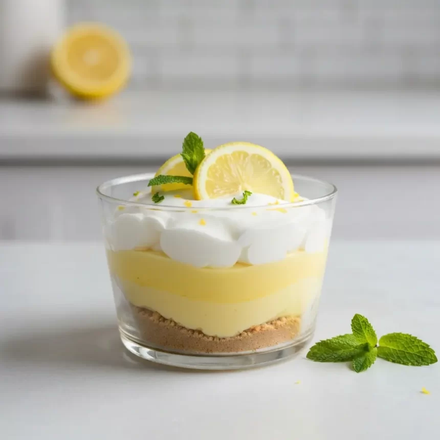Zesty Lemon Lush: A Refreshing Layered Dessert