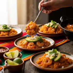 Flavorful Fiesta: Mexican Shrimp and Rice Skillet Delight
