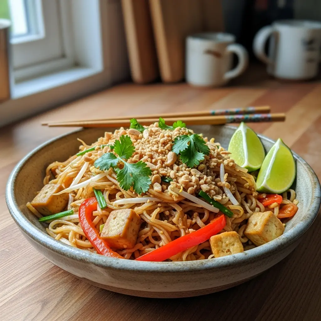 Savor the Flavors: Easy Vegetarian Tofu Pad Thai Recipe
