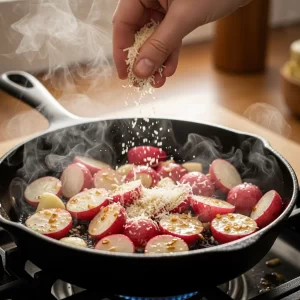 Keto Garlic Parmesan Radishes: A Low-Carb Flavor Boost