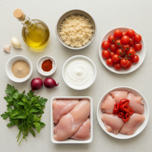 Savor Greek Chicken Bowls with Creamy Tzatziki Sauce
