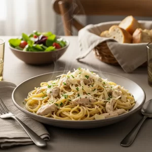 15-Minute Creamy Chicken Pasta: Quick Comfort in a Dish