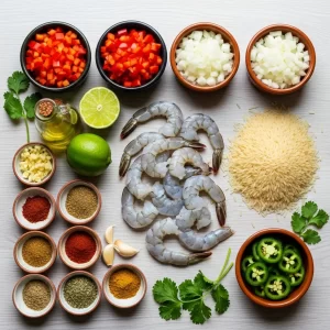 Flavorful Fiesta: Mexican Shrimp and Rice Skillet Delight