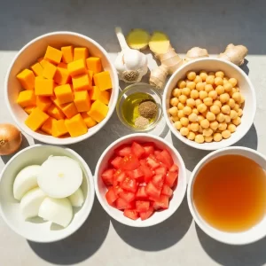 Hearty Butternut Squash & Chickpea Stew: A Flavorful Feast