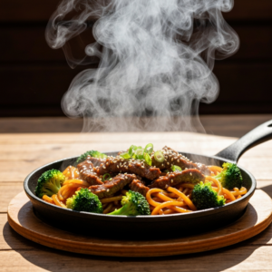 Savor the Flavor: Beef and Broccoli Noodle Skillet Delight