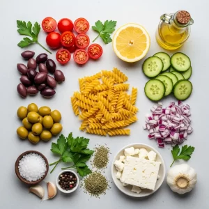 Mediterranean Pasta Salad with Olives: A Zesty Twist on Classics