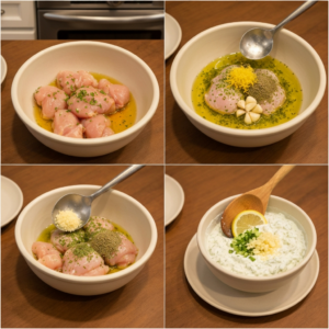 Savor Greek Chicken Bowls with Creamy Tzatziki Sauce