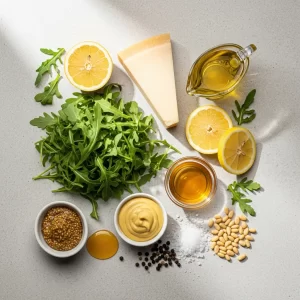 Peppery Arugula Salad with Shaved Parmesan Delight