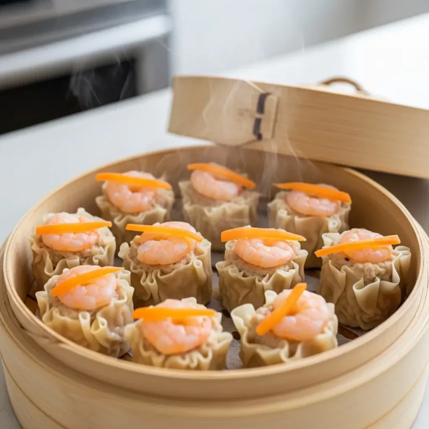 Savory Shumai: The Perfect Chicken & Shrimp Delight