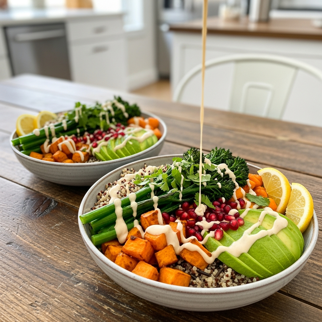 Boost Your Health with Colorful Vegan Superfood Grain Bowls