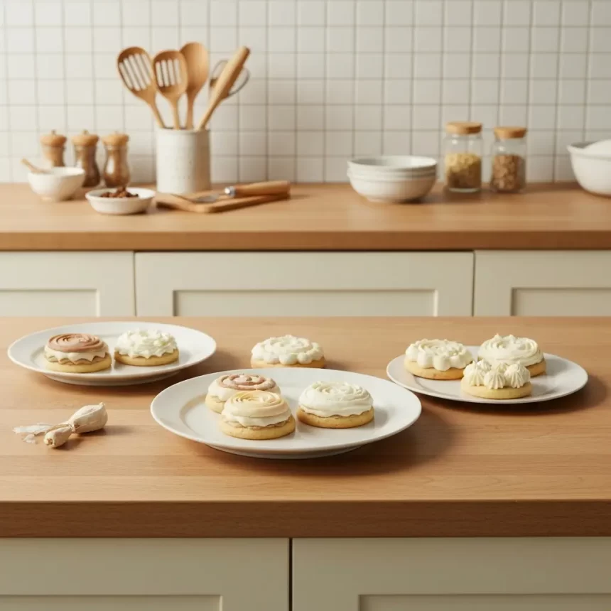 Delight in Soft Sugar Cookies Topped with Lush Frosting