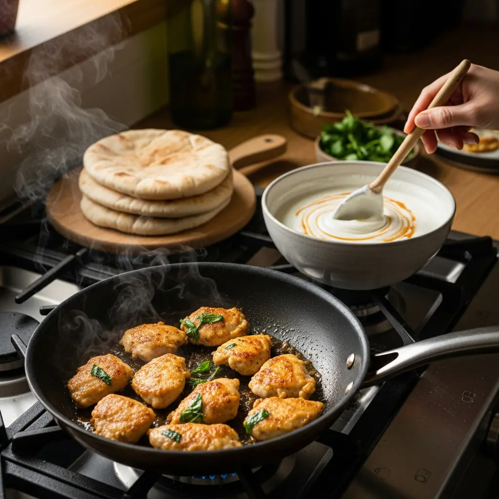 Speedy Chicken Pita Pockets: Tasty Bites in Minute