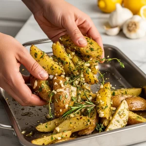 Zesty Greek Lemon Potatoes: A Tangy Mediterranean Delight