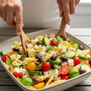 Mediterranean Pasta Salad with Olives: A Zesty Twist on Classics