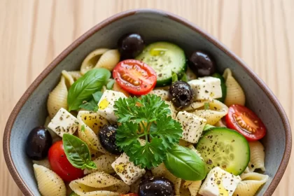 Mediterranean Pasta Salad with Olives: A Zesty Twist on Classics