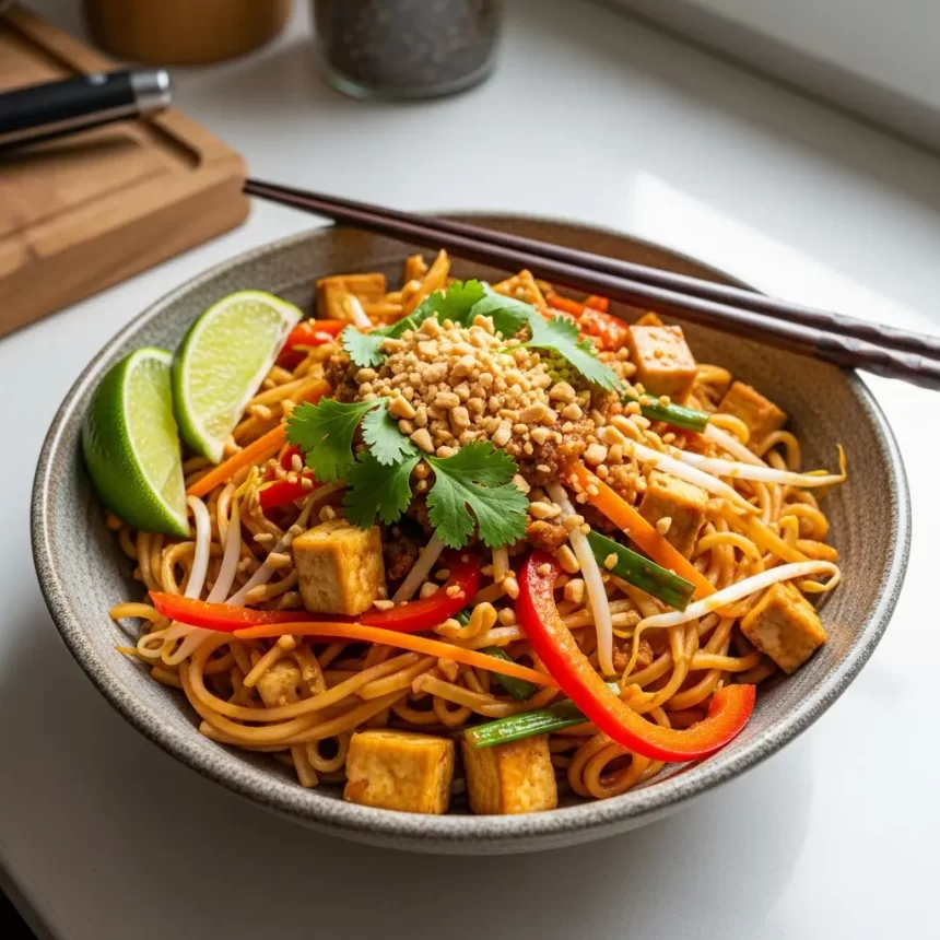 Savor the Flavors: Easy Vegetarian Tofu Pad Thai Recipe