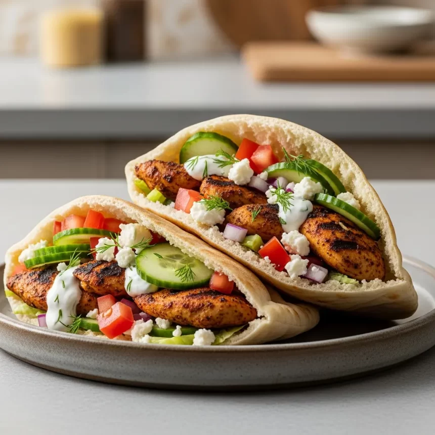 Speedy Chicken Pita Pockets: Tasty Bites in Minute