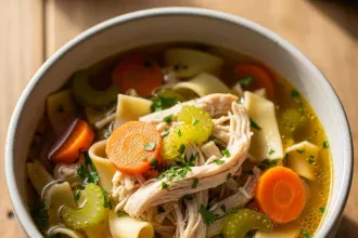 The Cozy Comfort of Homestyle Chicken Noodle Soup