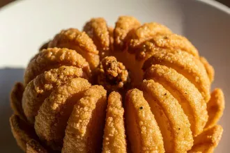 Crispy Blooming Onion Delight: Air Fryer Magic Unfolds