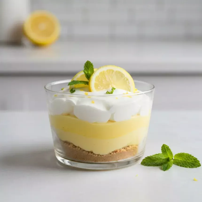 Zesty Lemon Lush: A Refreshing Layered Dessert