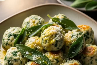 Fluffy Ricotta & Spinach Gnudi: A Delicious Italian Delight