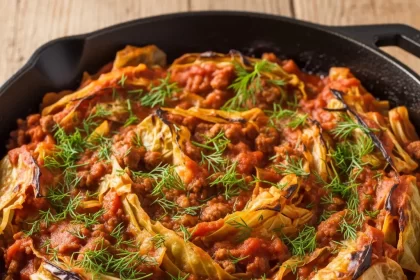 Deconstructed Delight: Easy Unstuffed Cabbage Roll Skillet