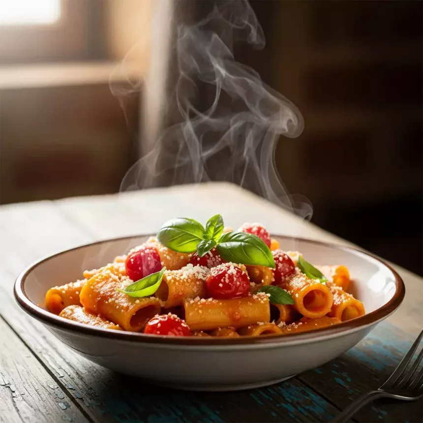 Paccheri Perfection: Crafting Cherry Tomato Sauce Magic