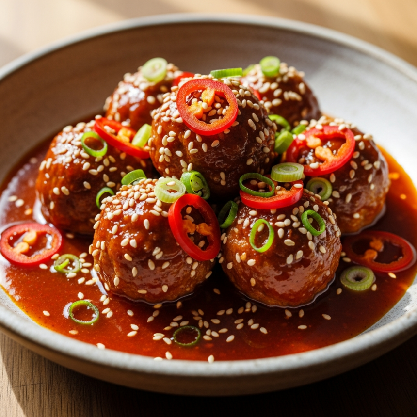 Firecracker Chicken Meatballs: A Spicy Twist to Classic Bites