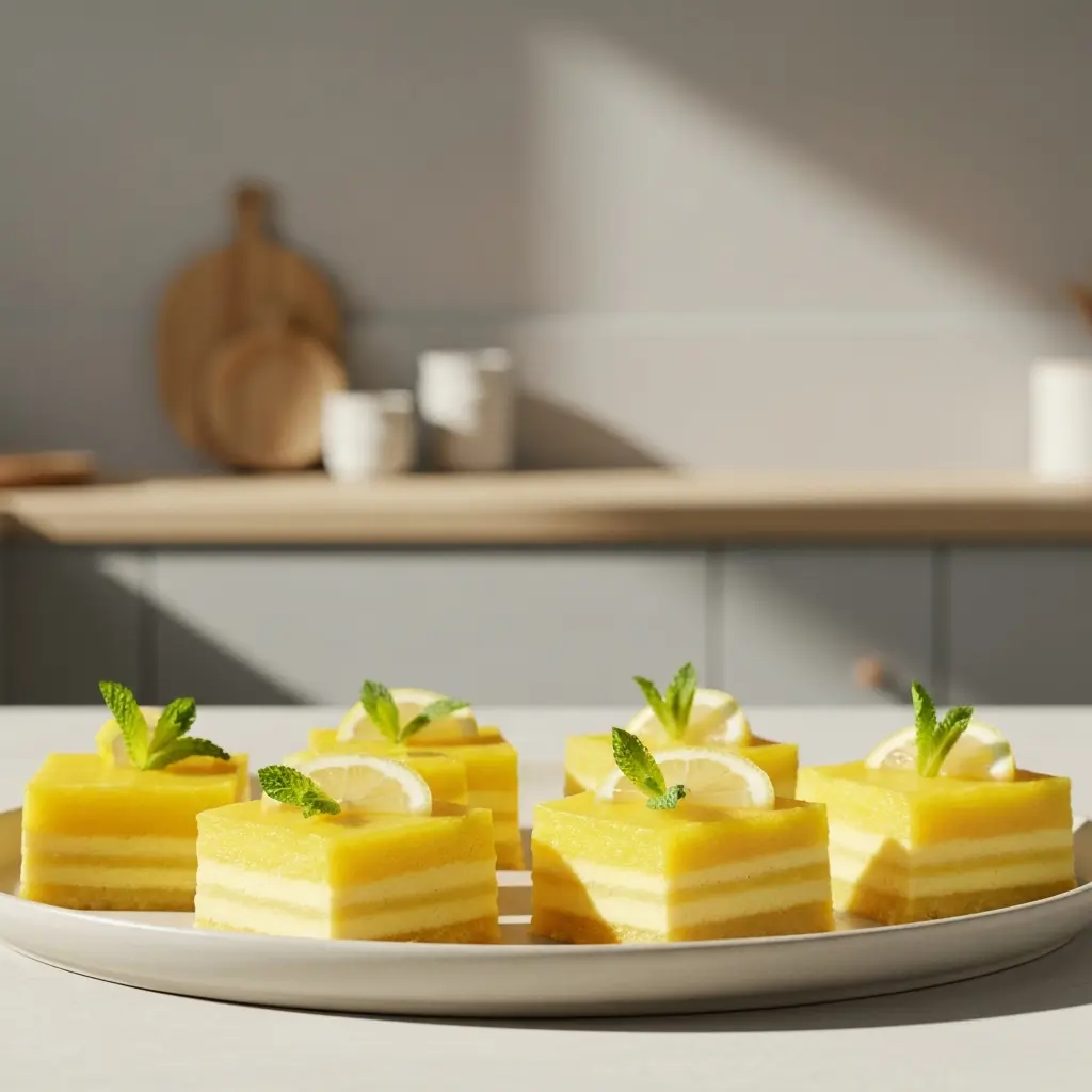 Zesty Lemon Lush: A Refreshing Layered Dessert