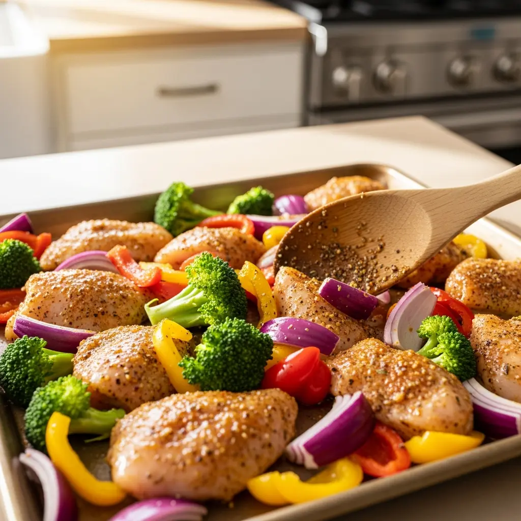 One-Pan Wonder: Easy Sheet Pan Chicken Fajitas Recipe