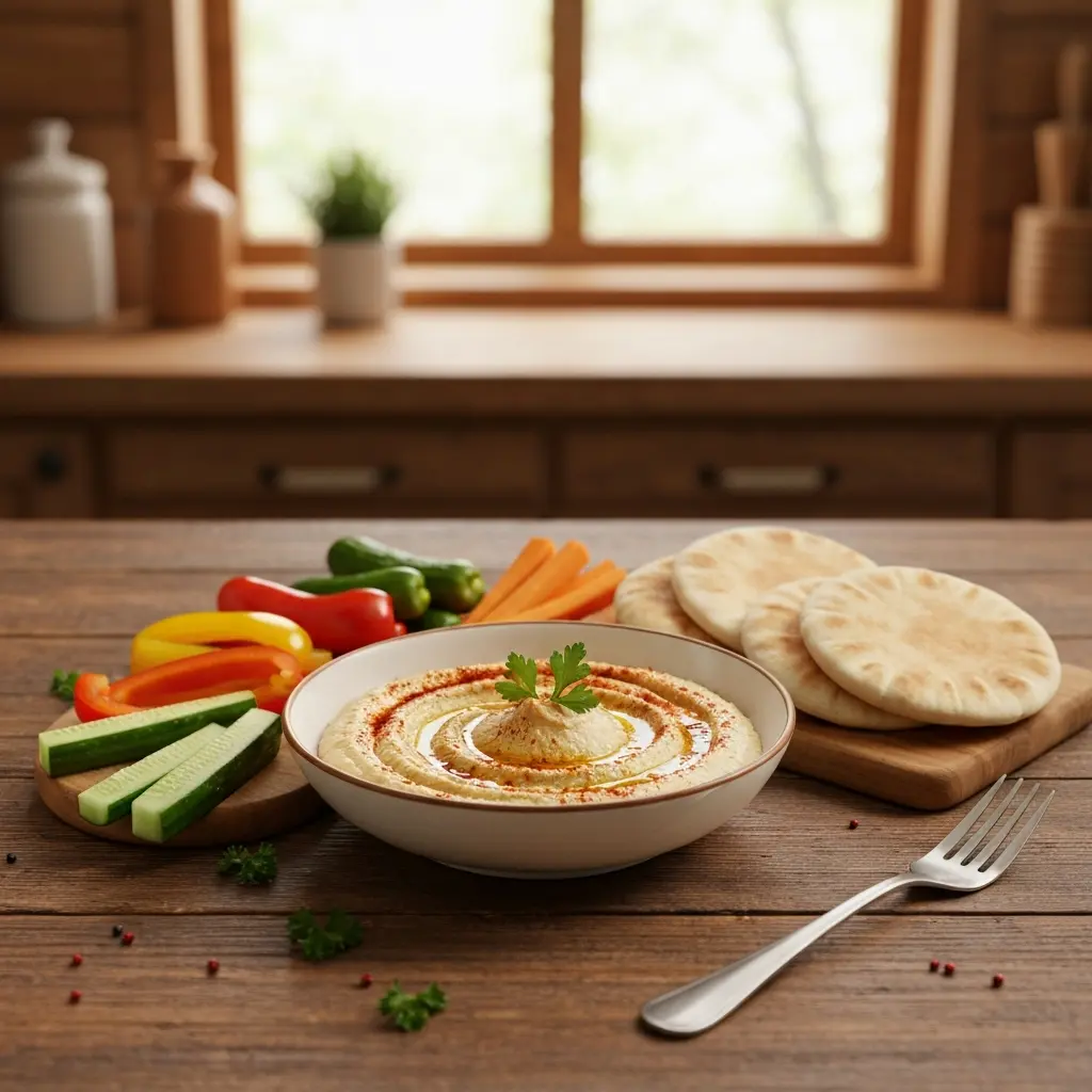 Brighten Snack Time: Homemade Roasted Red Pepper Hummus Recipe