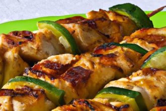 Zesty Lemon & Garlic Chicken Skewers: A Flavorful Twist