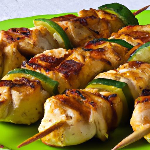 Zesty Lemon & Garlic Chicken Skewers: A Flavorful Twist