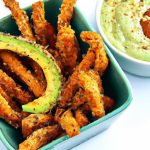 Crispy Avocado Fries Paired with Zesty Chipotle Mayo Dip