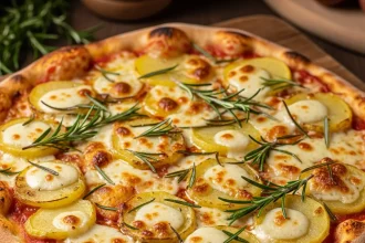 Savor the Flavor: Potato and Rosemary Pizza Delight