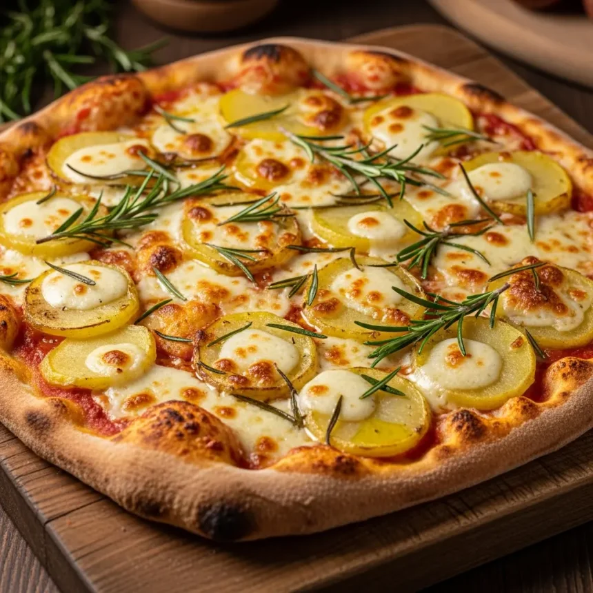 Savor the Flavor: Potato and Rosemary Pizza Delight