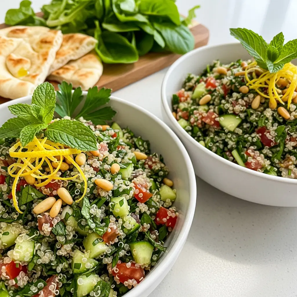 Fresh & Flavorful: Easy Quinoa Tabbouleh Salad Recipe