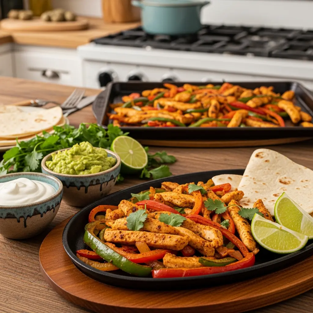 One-Pan Wonder: Easy Sheet Pan Chicken Fajitas Recipe