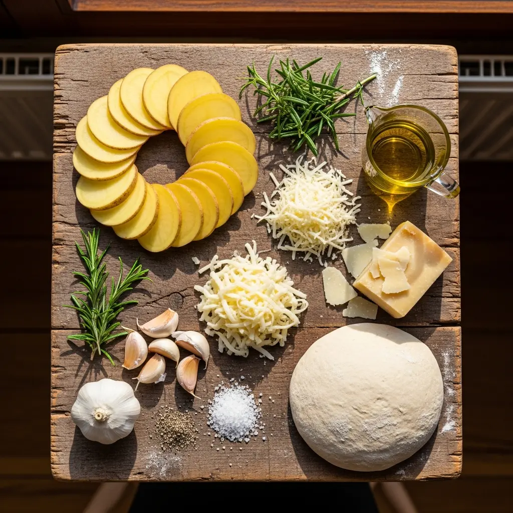 Savor the Flavor: Potato and Rosemary Pizza Delight