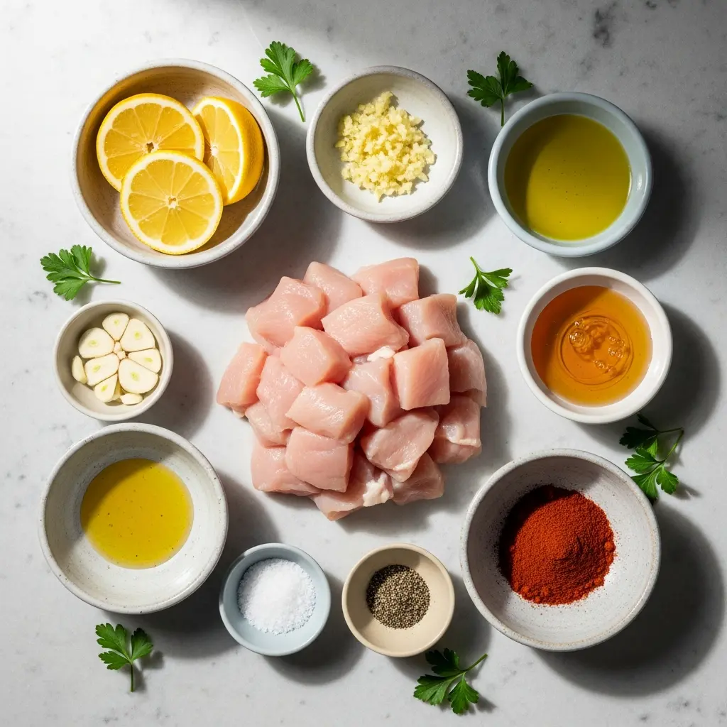 Zesty Lemon & Garlic Chicken Skewers: A Flavorful Twist