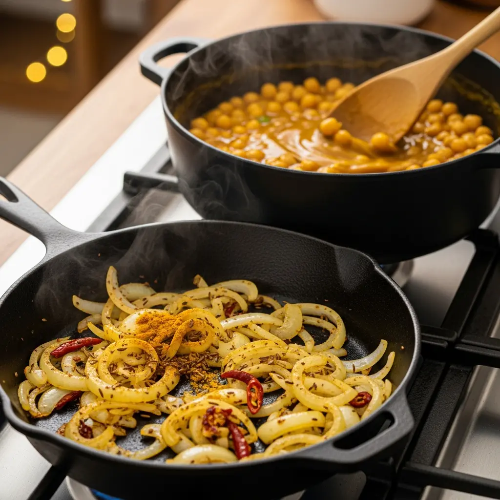 Golden Comfort: Your Easy Curried Chickpeas Recipe Guide